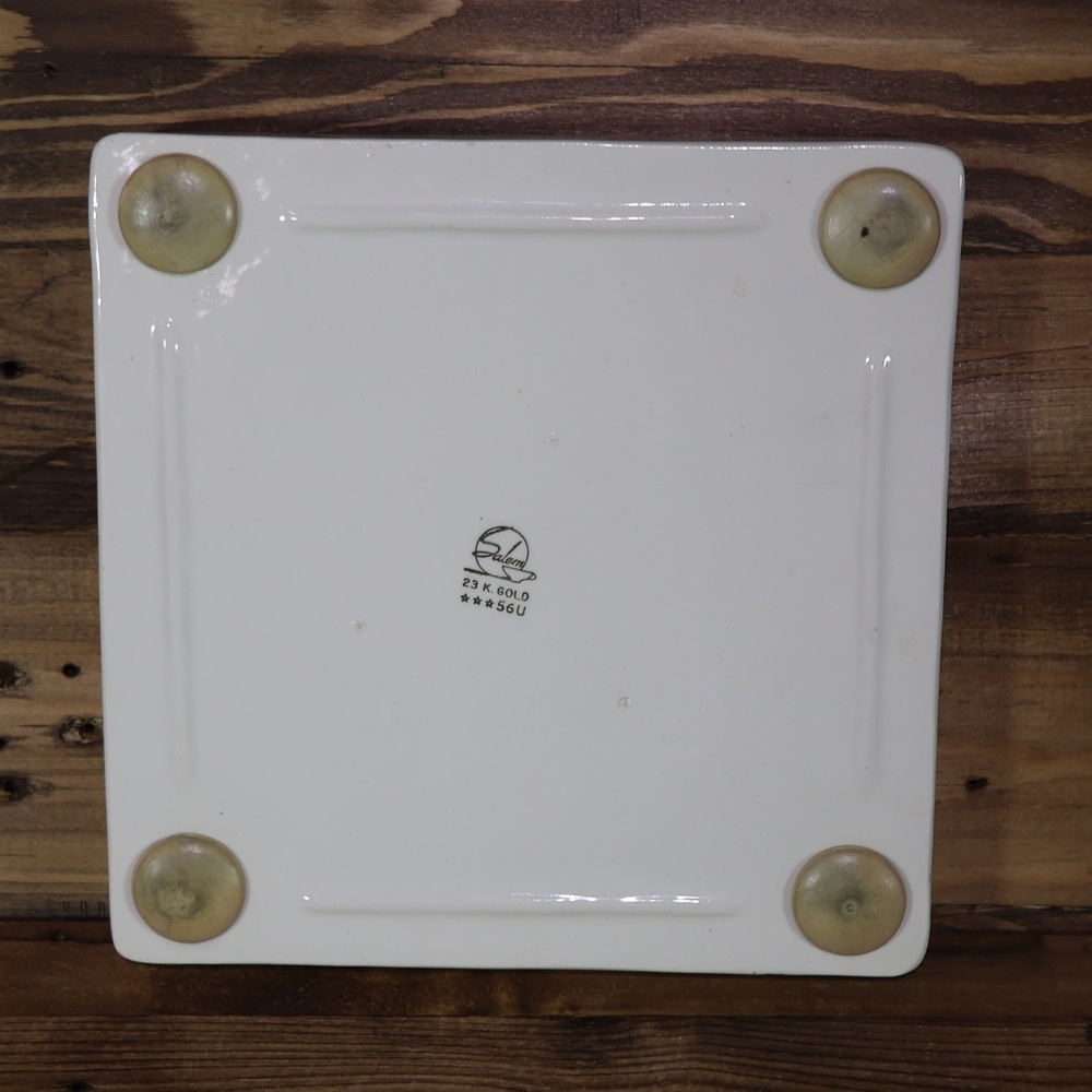 Vtg 40's NYC Early Bird Fast Freight Railroad Ashtray- 23k Gold New York Central - Picture 3 of 4